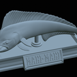 mahi-mahi-mouth-statue-37.png fish mahi mahi / common dolphin fish open mouth statue detailed texture for 3d printing