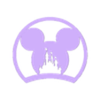 Castle_insdie_Mickey_Head_v1.stl Diadema y orejas intercambiables Disney