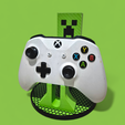 Photoroom-20250105_141307.png XBOX MINECRAFT CREEPER CONTOLLER STAND / HOLDER / JOYSTICK HOLDER / XBOX