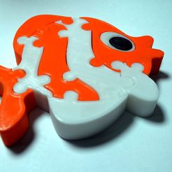 55461bde82a3212a55178d368d33bb46_display_large.jpg Free STL file Fish Puzzle・3D print design to download