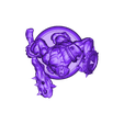grunt_club_fdm_100mm.stl STL file Grunt War Club, 3D printed Orc・3D printing idea to download