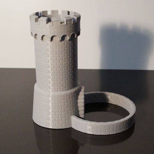 Castle Dice Tower 3D model