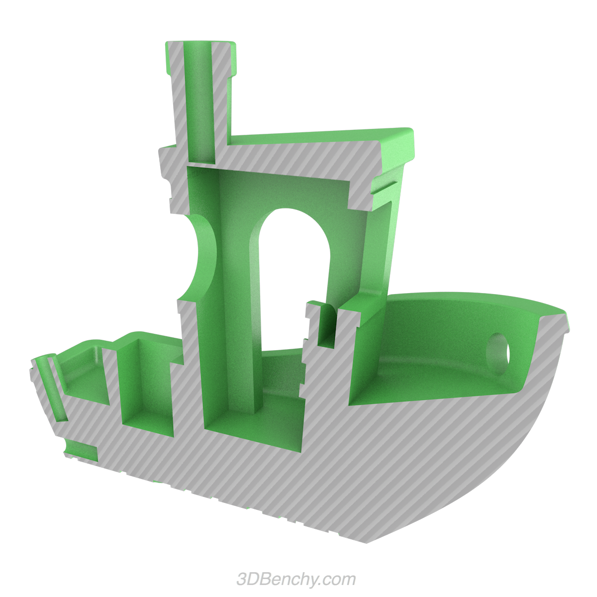 _6___3DBenchy__Cut_view.png Descargar archivo STL gratis #3DBenchy - The jolly 3D printing torture-test・Modelo para la impresora 3D, CreativeTools