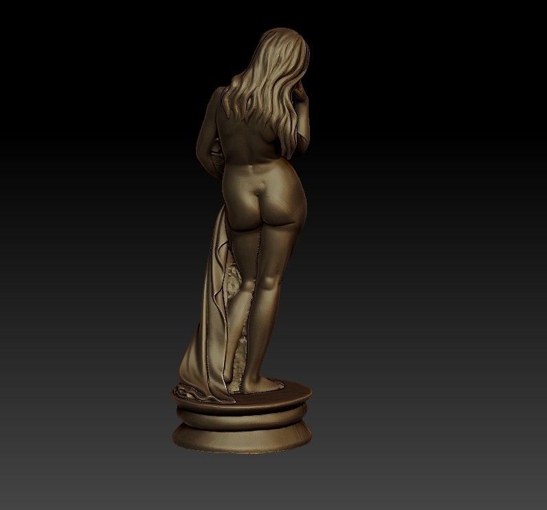 orientalGirl5.jpg Download free STL file oriental girl sculpture • Model to 3D print, stlfilesfree