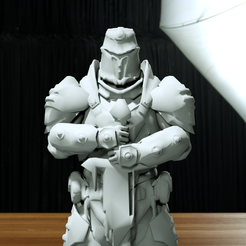 Render3.png Free 3D file Doom Eternal - Night Knight Figure・3D printer design to download