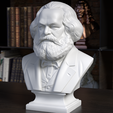 202Karl-Marx_frame03_3saten.png 卡尔-马克思 - 半身雕像 3D 打印模型 STL 文件，可打印半身雕像