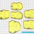 2.png South Park Eric Butters Stan Kyle Kenny Jimmy Cookie Cutters Molds