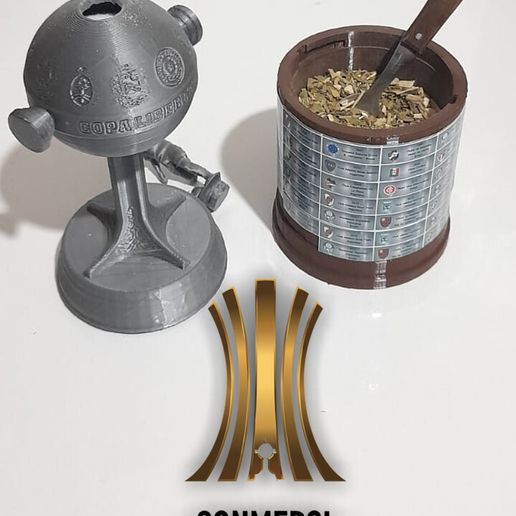 SET MATE Yerbera Azucarera Copa Libertadores (Yerba Mate Tea)