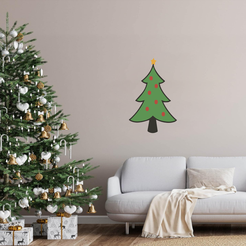 Tree-II-Wall-Decor-Color-Simulation.png Weihnachten: Baum II Pack