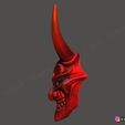 03.jpg Teufel Maske - Satan Maske - Hannya Maske - Halloween cosplay 3D-Druck Modell