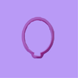 82.png frame balloon COOKIE CUTTER