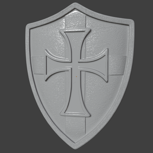 🛡️ Templar Shield・ STL File for 3D printing・Cults