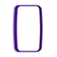 Rectangulo galletas.stl DİREKT KEK KALIPI. RECTANGLE COOKIE CUTTER