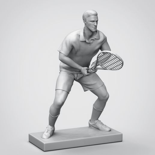 Preview_10.jpg Novak Djokovic 3D Printable