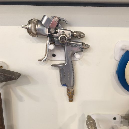 Sata spray gun wall mount (holder)