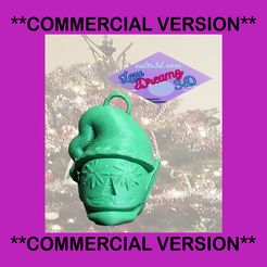 Commercial-version.jpg Elf Skull Ornament **Commercial Version**