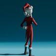 0015.jpg Christmas Jack Skellington Low Poly