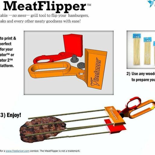 The MeatFlipper - 3D model önizlemesi
