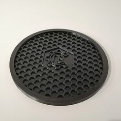 3.jpg Free 3D file Coaster with and without Logo / Untersetzer・Model to download and 3D print