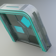 4-1080_1920-lightbox.png Futuristic Sci-fi low poly gate fully rigged and animated ready to use in Games