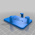 RGB_Remote_Holder.png Archivo STL gratis Soporte para mando a distancia RGB・Diseño por impresión en 3D para descargar