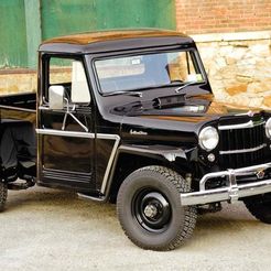 CC171-TRK-01.jpg Бесплатный STL файл Willys Jeep Pick Up Truck 1950・Дизайн 3D принтера для загрузки