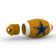 NFL-cowboys-1.jpg NFL BALL KEY RING DALLAS COWBOYS WITH CONTAINER