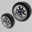 1.png Porsche 914 wheel and tire for 1/24 scale auto