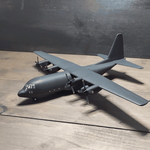 ✈️ Lockheed C-130-H Hercules Cargoplane・Arquivo STL para