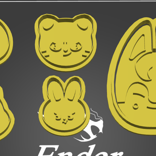 SKZOO Cookie Cutter - Stray Kids - STL for 3D Printing - K-Pop Fanart