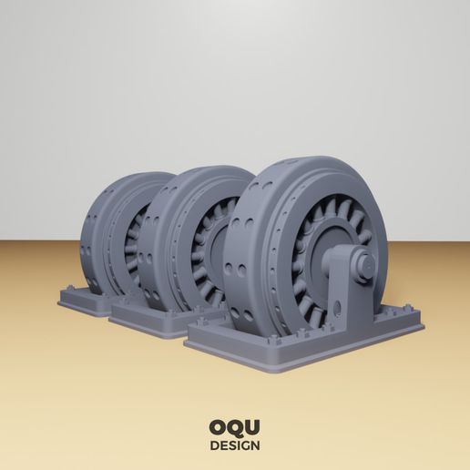 Power Generator Wargame Terrain 3D model