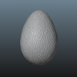 EGG-1-F.png Fichier STL Œuf stylé 1・Plan pour impression 3D à télécharger