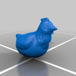 STL file Chicken - Grizzy and the Lemmings 🐔・3D printing idea to  download・Cults