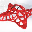 genesis red.jpg Fichier STL Cadre bionique 225mm・Modèle à télécharger et à imprimer en 3D