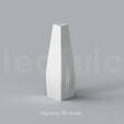 D_9_Renders_1.png Niedwica Vase Set D_1_10 | 3D printing vase | 3D model | STL files | Home decor | 3D vases | Modern vases | Floor vase | 3D printing | vase mode | STL  Vase Collection