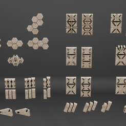 Armour-parts.png 30 minute missions 3mm socket/surface details set and kitbash pack