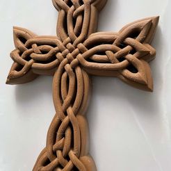 2crop1.jpg Free STL file Ornate Wood Cross・Object to download and to 3D print