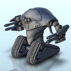 21.jpg STL file TR 700 soldier-robot 5 (+ supported version) - BattleTech MechWarrior Warhammer Scifi Science fiction SF 40k Warhordes Grimdark Confrontation・3D printer model to download, Hartolia-Miniatures