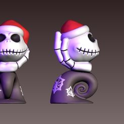 STL file Jack Skellington and Sally Halloween Wall Picture 🎃・3D printable  model to download・Cults