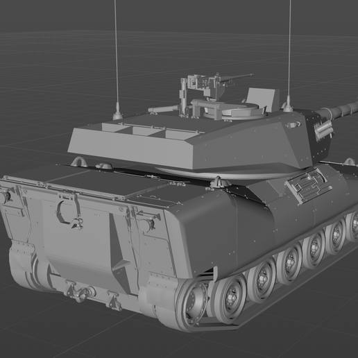 🪖 Material del modelo 3D del tanque ligero británico VFM 5・Archivo OBJ ...