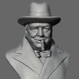 08.jpg Winston Churchill 3D print model