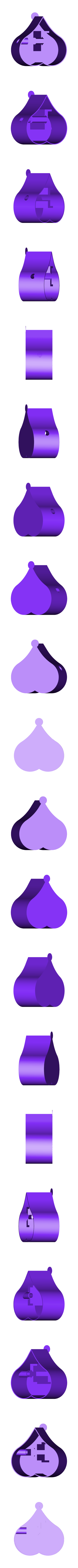 Base.stl Animated Heart Valentine.