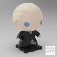 SQDRACO (1).png STL-Datei Harry Potter's Draco Malfoy kostenlos・3D-Drucker-Modell zum herunterladen