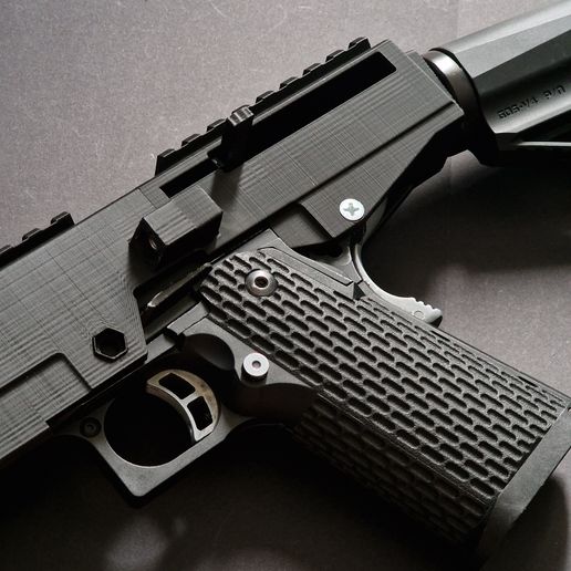 Close-up-right.jpg Carbine Kit For SSP1, Hi Capa (Buffer Tube Stock)