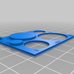 BohrSchabloneAbmessungstestV2.png Free 3D file Lenght and Hole Diameter Calibration Thing V2・3D print design to download