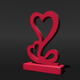 Shapr-Image-2024-02-12-161736.png Connected Hearts Abstract Statue,  Love Heart Sculpture, Gift Home Decor Figurine,  Love gift, engagement gift, marriage, proposal, Valentine's Day gift