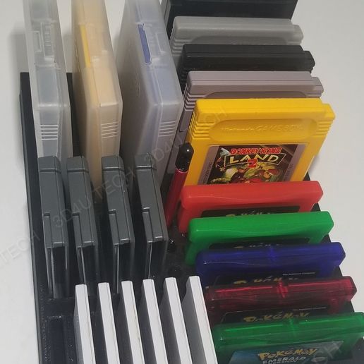 Gameboy-Spielehalterung und -aufbewahrung (einschließlich GB/GBA/3DS)