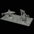 pstruh-podstavec-2-1-13.png two rainbow trout scenery in underwather for 3d print detailed texture