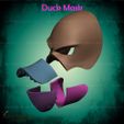6.jpg Duck Mask Cosplay Halloween - Fan Art 3D print model