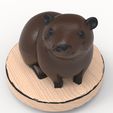 4.488.jpg Cute Woodland Bear Figurine 3D Model